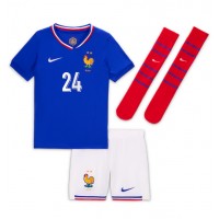 Dres Francúzsko Ibrahima Konate #24 Domáci pre deti ME 2024 Krátky Rukáv (+ trenírky)
